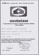 certifikát